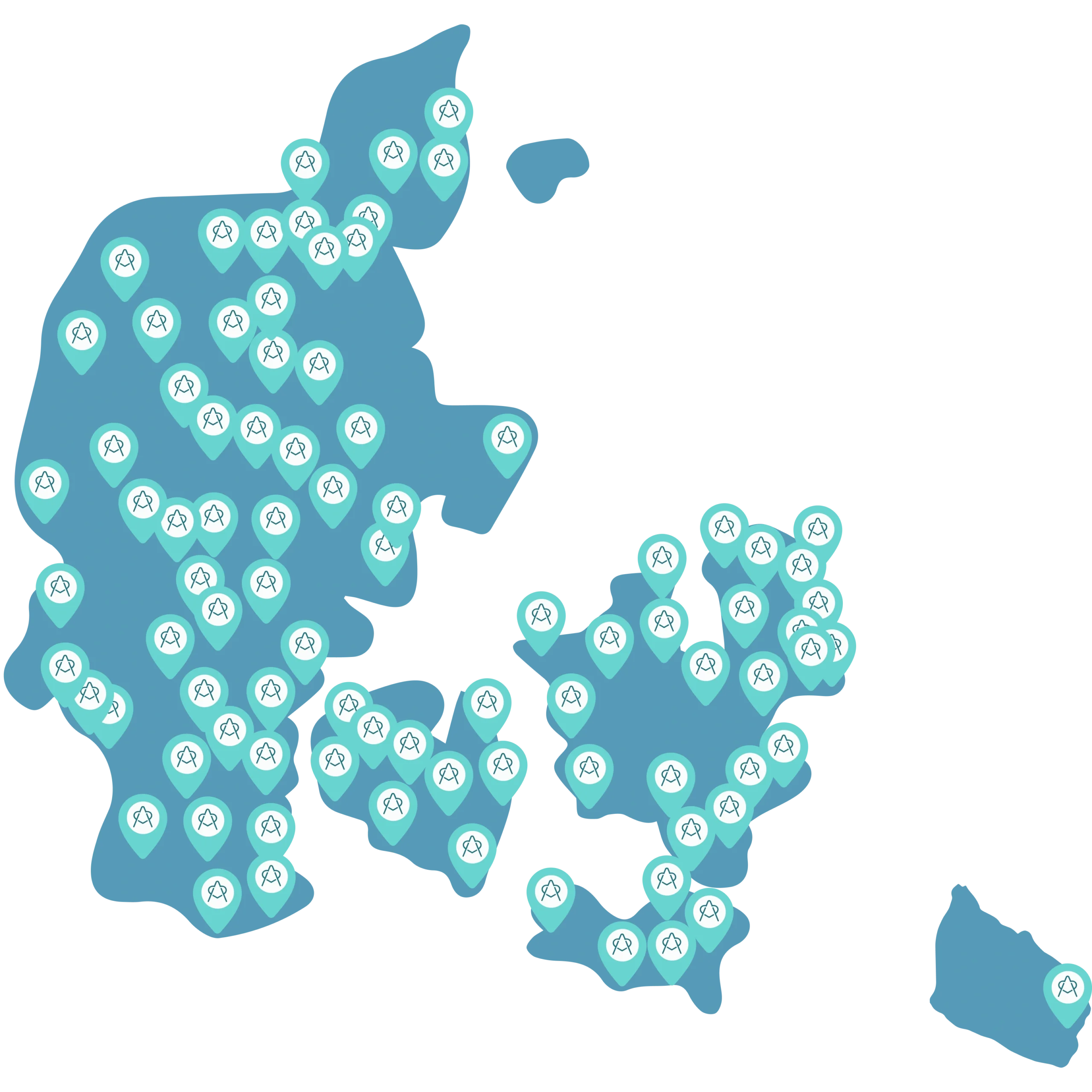 Oversigt over apoteker til vaccination af virksomheder.